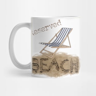 Beach Chair Reserved Mug